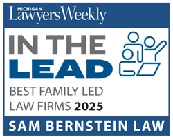Michigan Lawyers Weekly In the Lead Best Family Led Law Firms 2025 Logo