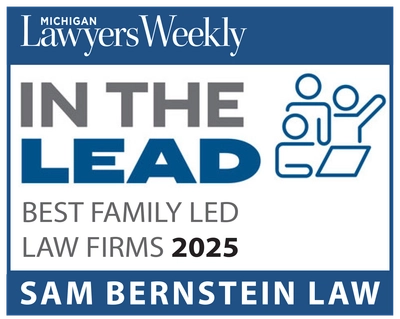 Michigan Lawyers Weekly In the Lead Best Family Led Law Firms 2025 Logo